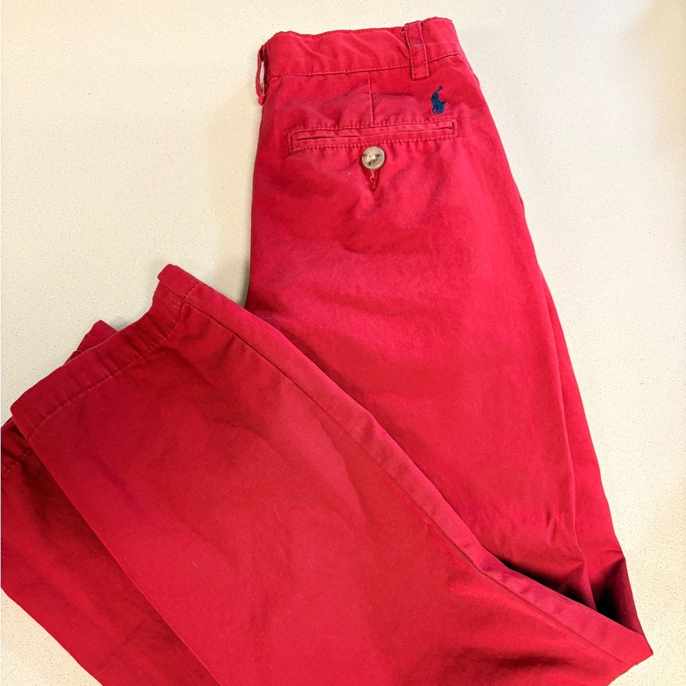 Polo by Ralph Lauren Red Chino Pants